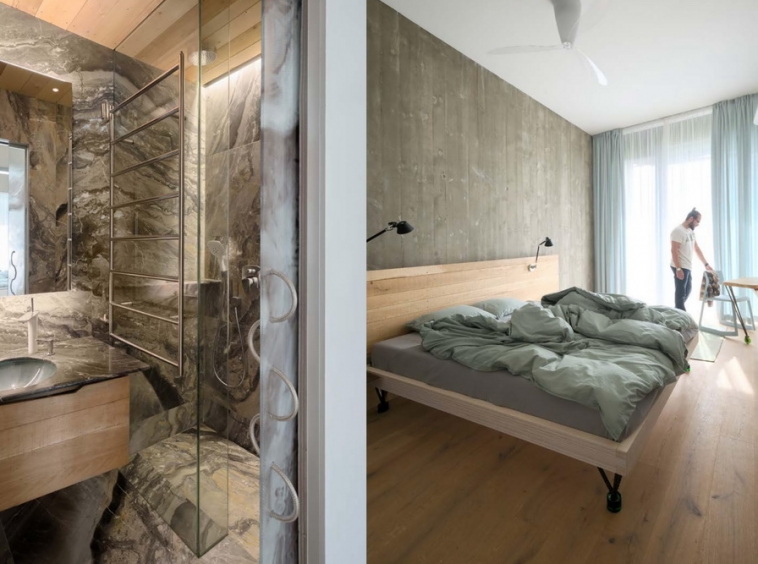 Residence Puškinova - kupatilo, spavaća soba | Residence Puškinova - bathroom, bedroom
