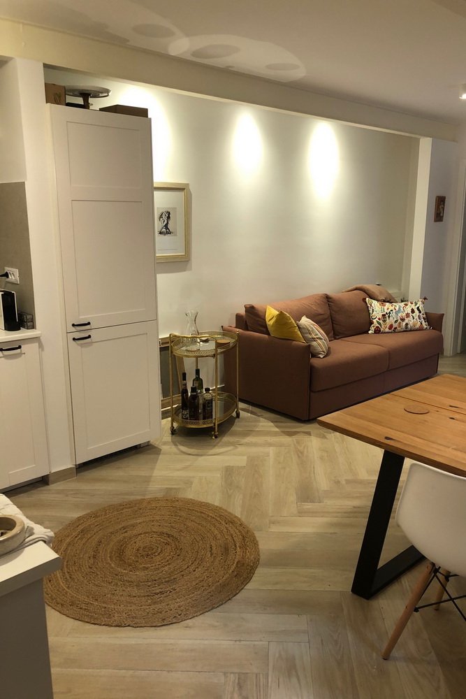 Stan u Rovinju - kuhinja, trpezarija i dnevna soba | Apartment in Rovinj - kitchen, dining room and living room