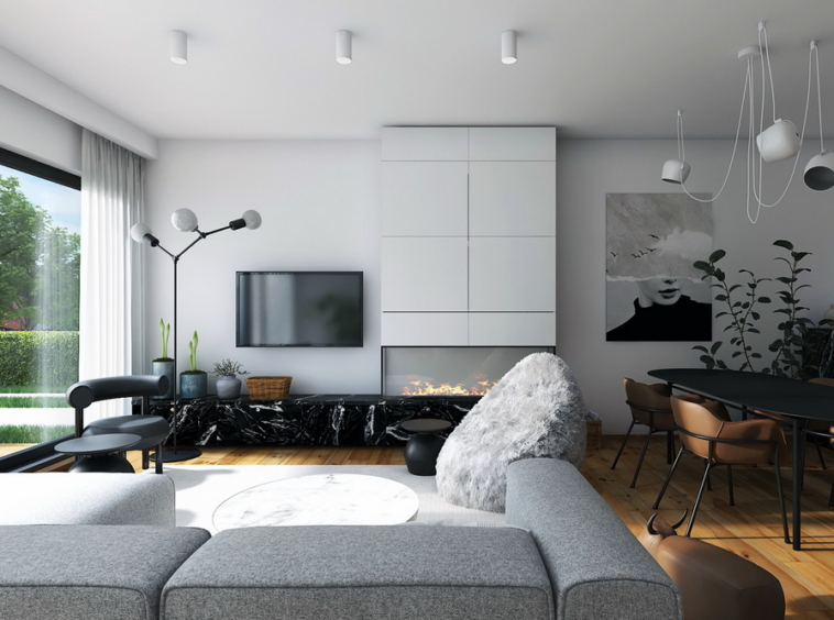 Popovica Lux - dnevna soba i trpezarija | Popovica Lux - living room and dining room