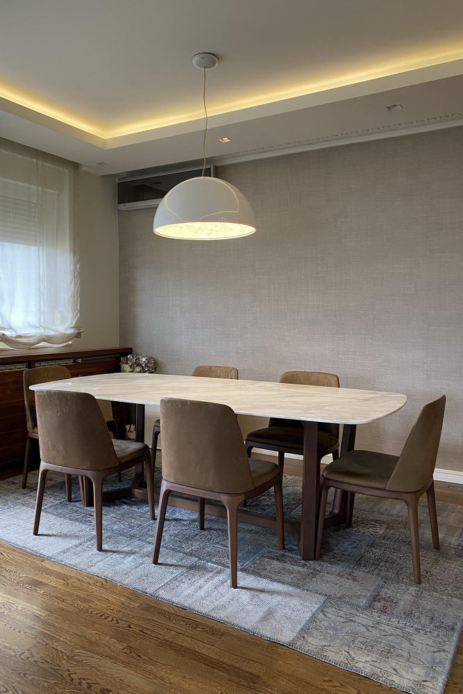 Moderan stan na Dedinju - trpezarija | Modern apartment in Dedinje - dining room