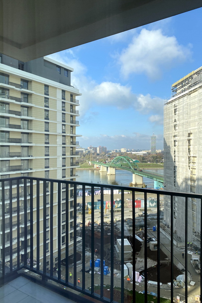 Dvosoban stan, BW Metropolitan - pogled s terase | 1-Br apartment, BW Metropolitan - view from the terrace