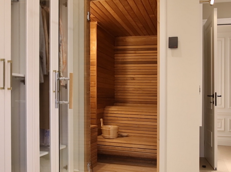 Trosobni penthaus, K-District - walk-in garderober, sauna | 2-Br penthouse, K-District - walk-in closet, sauna
