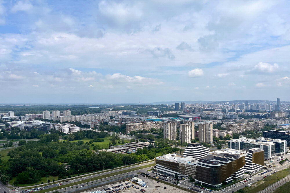 Dvosoban stan, Kula West 65 - pogled iz stana | 1-Br apartment, West 65 Tower - view from the apartment