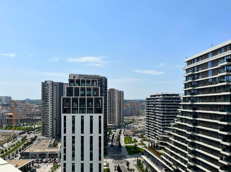 Četvorosoban dupleks, BW Simfonija - pogled s terase | 3-Br duplex apartment, BW Simfonija - view from the terrace
