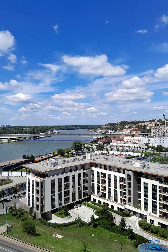 Trosoban stan, BW Simfonija - pogled s terase | 2-Br apartment, BW Simfonija - view from the terrace