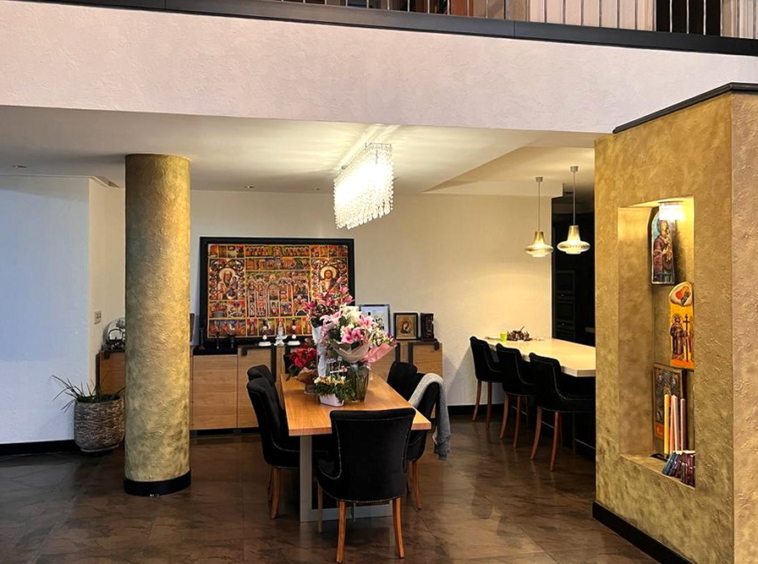 Dupleks, Vračar - dnevna soba, trpezarija | Duplex apartment, Vračar - living room, dining room