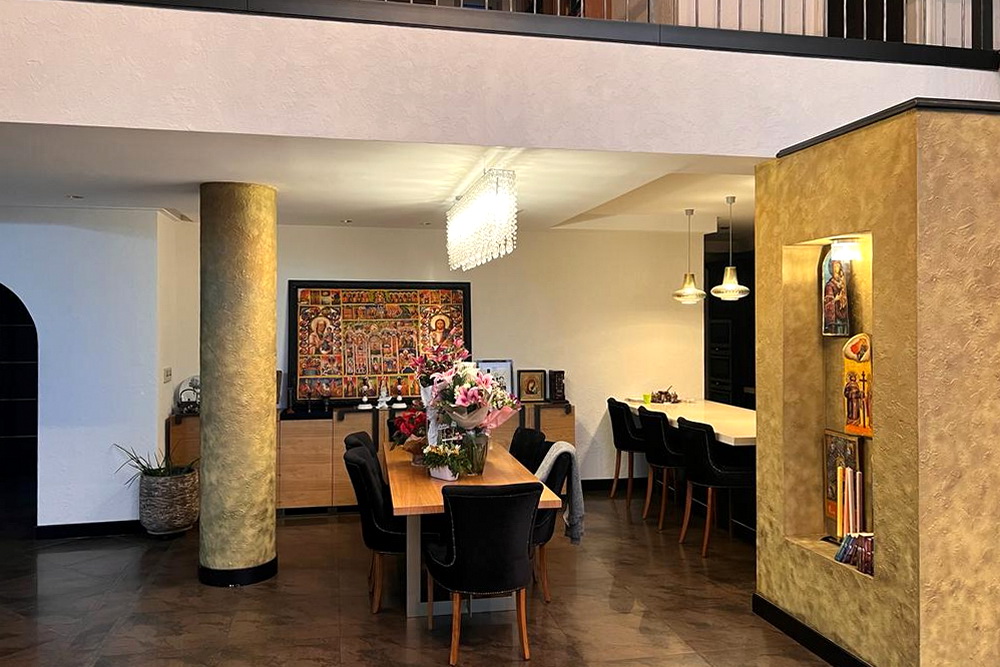 Dupleks, Vračar - dnevna soba, trpezarija | Duplex apartment, Vračar - living room, dining room