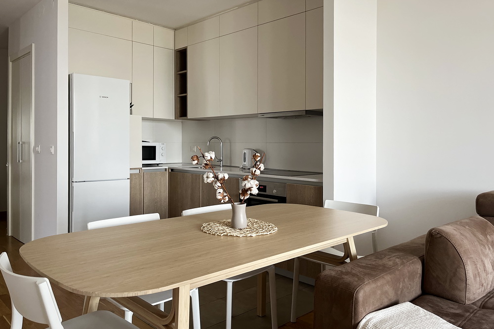 Trosoban stan, BW Parkview - dnevna soba, trpezarija, kuhinja | 2-Br apartment, BW Parkview - living room, dining room, kitchen