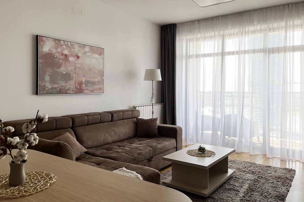 Trosoban stan, BW Parkview - dnevna soba, trpezarija, kuhinja | 2-Br apartment, BW Parkview - living room, dining room, kitchen