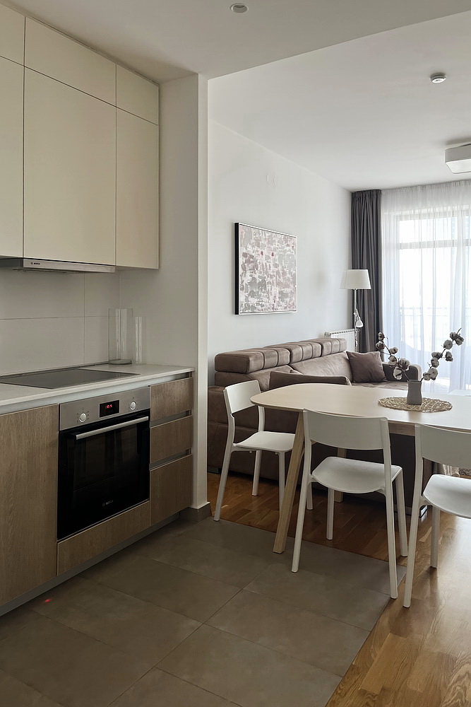 Trosoban stan, BW Parkview - dnevna soba, trpezarija, kuhinja | 2-Br apartment, BW Parkview - living room, dining room, kitchen