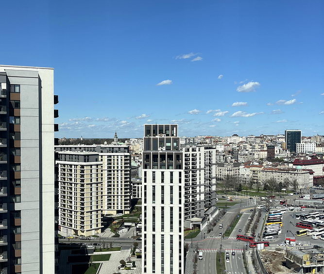 Trosoban stan, BW Parkview - pogled iz stana | 2-Br apartment, BW Parkview - view from the apartment