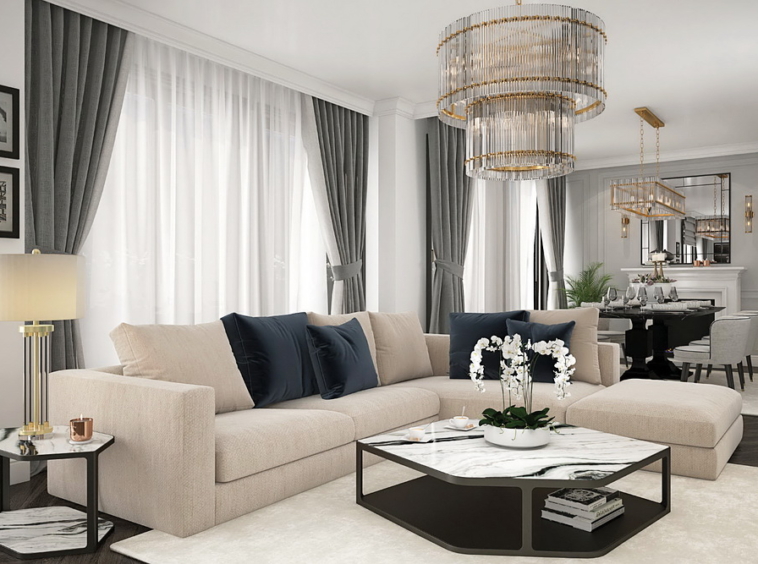 Gospodar Jovanova 54 - dnevna soba, trpezarija | Gospodar Jovanova 54 - living room, dining room