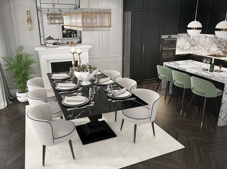 Gospodar Jovanova 54 - trpezarija, kuhinja | Gospodar Jovanova 54 - dining room, kitchen