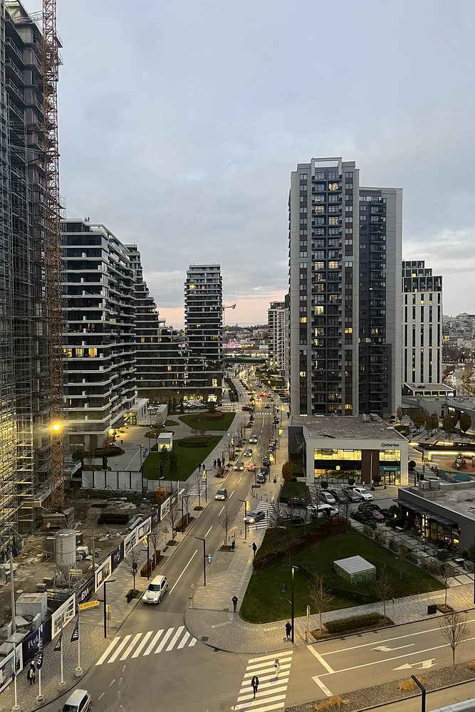 Trosoban stan, BW Arcadia - pogled s terase | 2-Br Apartment, BW Arcadia - view from the terrace