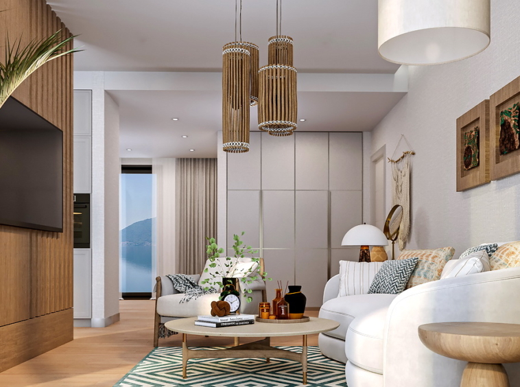 Mövenpick Teuta Residences - apartman, dnevna soba | Mövenpick Teuta Residences - apartment, living room