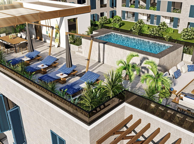 Mövenpick Teuta Residences - krovna terasa | Mövenpick Teuta Residences - roof terrace