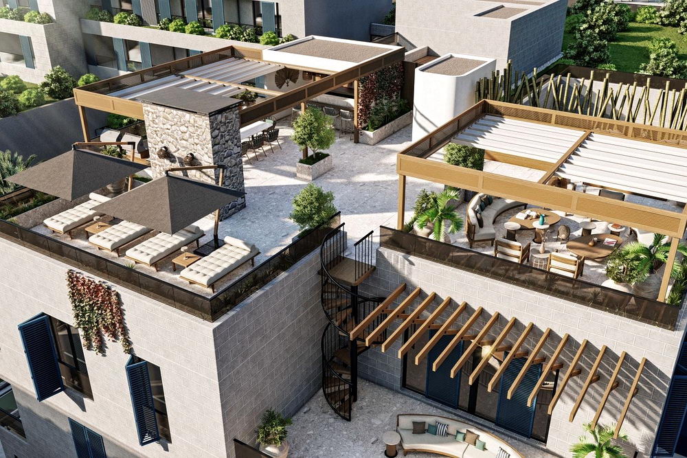 Mövenpick Teuta Residences - penthaus, krovna terasa | Mövenpick Teuta Residences - penthouse apartment, roof terrace