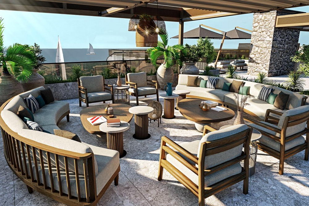 Mövenpick Teuta Residences - penthaus, krovna terasa | Mövenpick Teuta Residences - penthouse apartment, roof terrace
