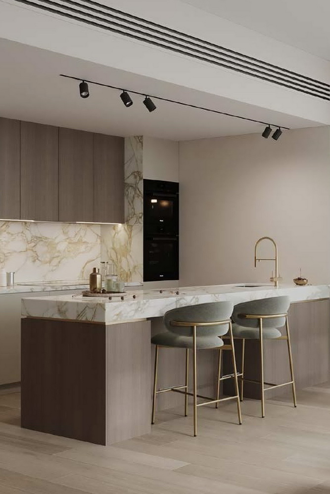 Rena, Dubai - dnevna soba, trpezarija, kuhinja | Rena, Dubai - living room, dining room, kitchen