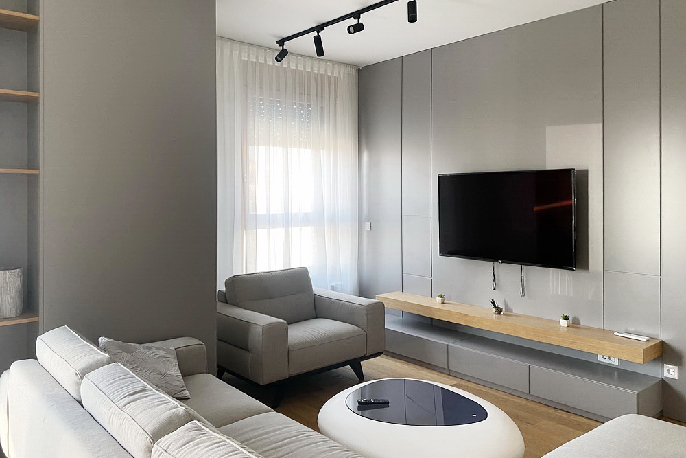 Trosoban stan, Skyline - dnevna soba, trpezarija, kuhinja | 2-Br apartment, Skyline - living room, dining room, kitchen