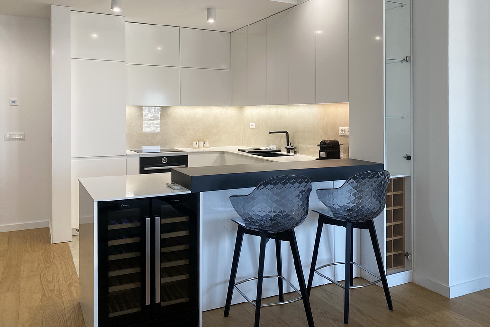 Trosoban stan, Skyline - dnevna soba, trpezarija, kuhinja | 2-Br apartment, Skyline - living room, dining room, kitchen
