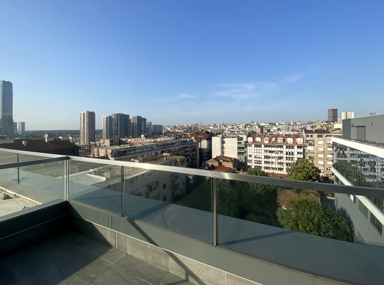 Trosoban stan, Skyline - pogled s terase | 2-Br apartment, Skyline - view from the terrace