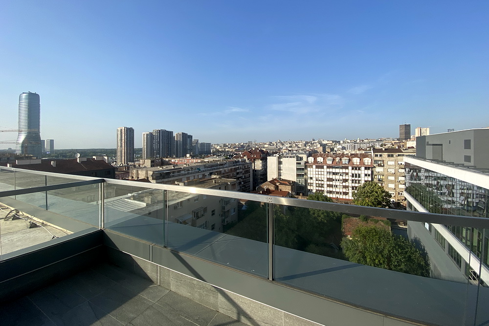 Trosoban stan, Skyline - pogled s terase | 2-Br apartment, Skyline - view from the terrace