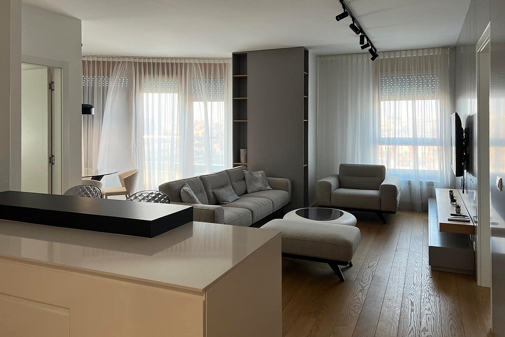 Trosoban stan, Skyline - dnevna soba, trpezarija, kuhinja | 2-Br apartment, Skyline - living room, dining room, kitchen