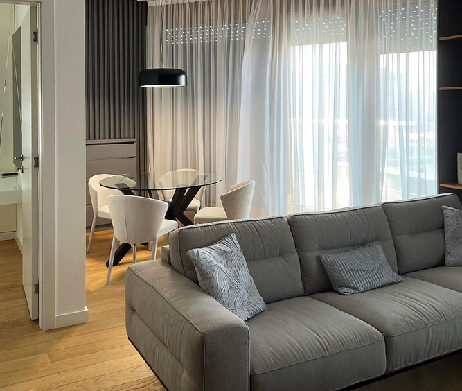 Trosoban stan, Skyline - dnevna soba, trpezarija, kuhinja | 2-Br apartment, Skyline - living room, dining room, kitchen