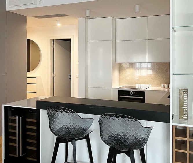 Trosoban stan, Skyline - dnevna soba, trpezarija, kuhinja | 2-Br apartment, Skyline - living room, dining room, kitchen