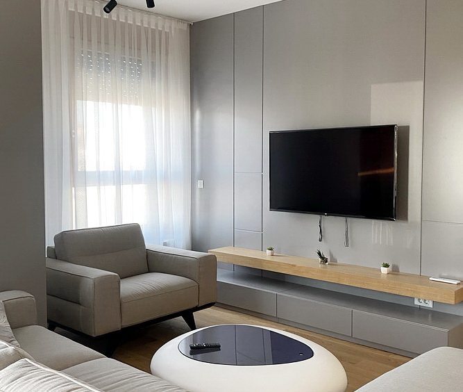 Trosoban stan, Skyline - dnevna soba, trpezarija, kuhinja | 2-Br apartment, Skyline - living room, dining room, kitchen