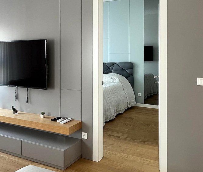 Trosoban stan, Skyline - dnevna soba, trpezarija, kuhinja | 2-Br apartment, Skyline - living room, dining room, kitchen