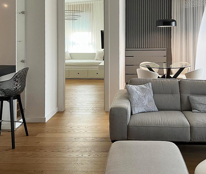 Trosoban stan, Skyline - dnevna soba, trpezarija, kuhinja | 2-Br apartment, Skyline - living room, dining room, kitchen