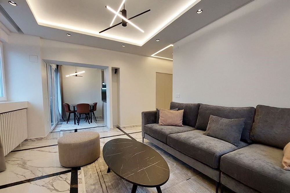 Trosoban stan, Tašmajdan - dnevna soba, trpezarija | 2-Br apartment, Tašmajdan - living room, dining room