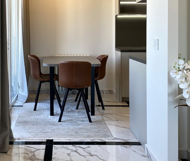 Trosoban stan, Tašmajdan - dnevna soba, trpezarija | 2-Br apartment, Tašmajdan - living room, dining room