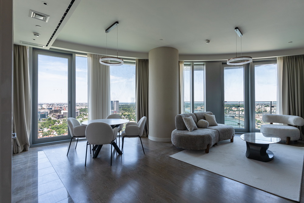 Trosoban stan, St. Regis - dnevna soba, trpezarija, kuhinja | 2-Br apartment, St. Regis - living room, dining room, kitchen