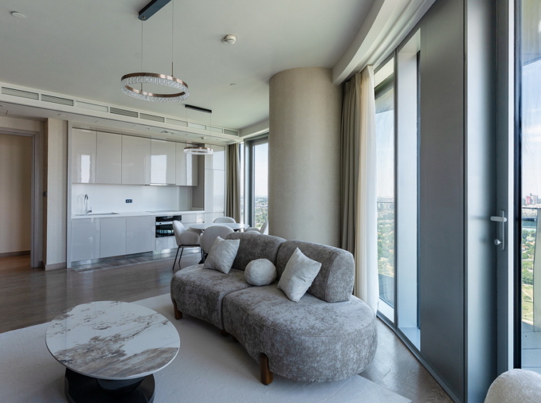 Trosoban stan, St. Regis - dnevna soba, trpezarija, kuhinja | 2-Br apartment, St. Regis - living room, dining room, kitchen