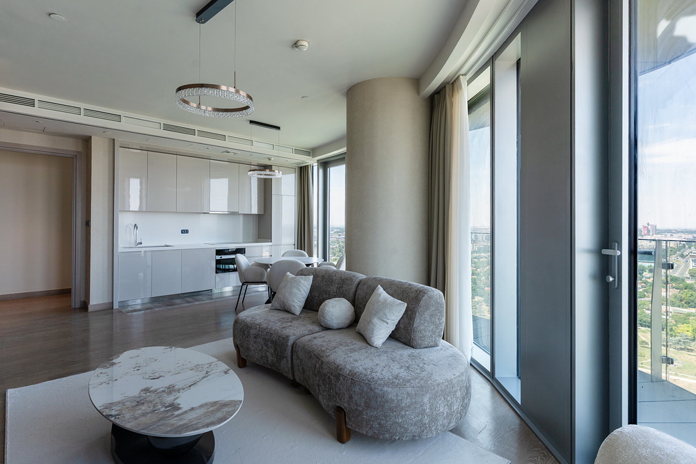 Trosoban stan, St. Regis - dnevna soba, trpezarija, kuhinja | 2-Br apartment, St. Regis - living room, dining room, kitchen