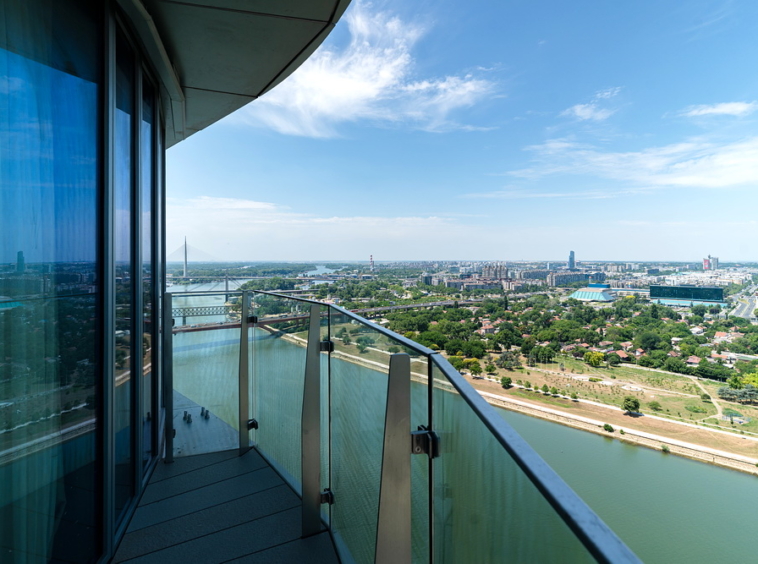 Trosoban stan, St. Regis - pogled s terase | 2-Br apartment, St. Regis - view from the terrace