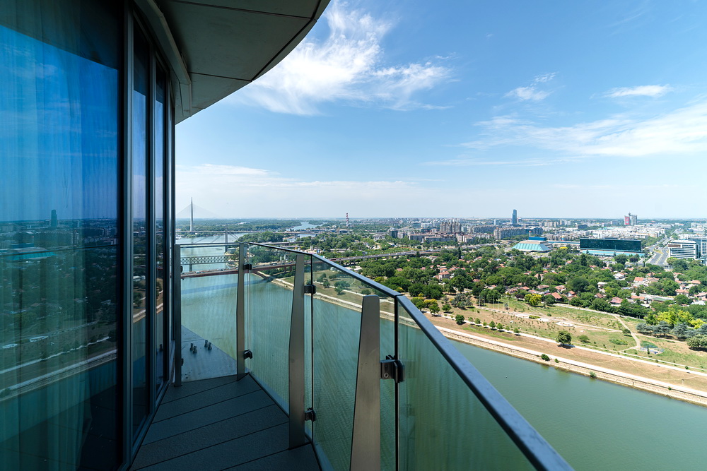 Trosoban stan, St. Regis - pogled s terase | 2-Br apartment, St. Regis - view from the terrace