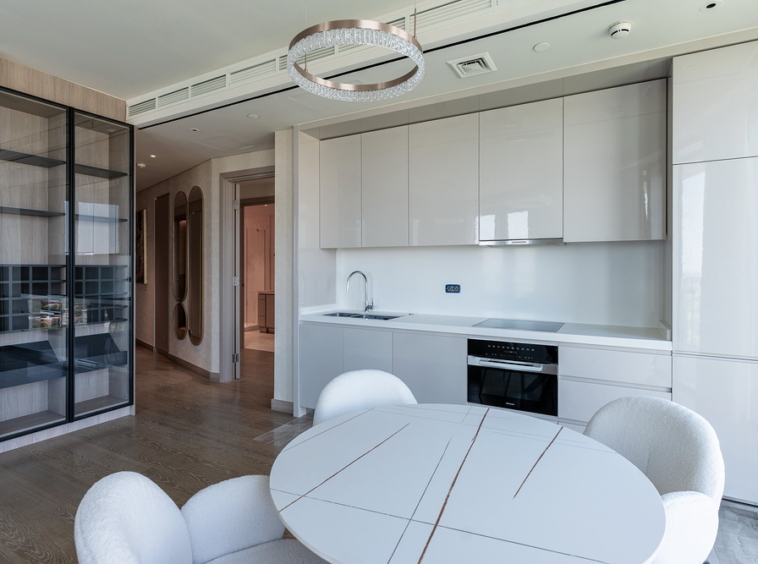 Trosoban stan, St. Regis - dnevna soba, trpezarija, kuhinja | 2-Br apartment, St. Regis - living room, dining room, kitchen