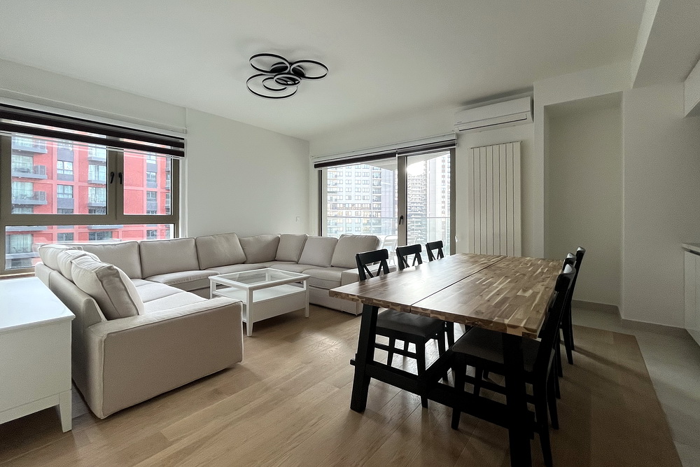 Četvorosoban stan, BW Queen's Park Residences - dnevna soba, trpezarija, kuhinja | 3-Br apartment, BW Queen's Park Residences - living room, dining room, kitchen