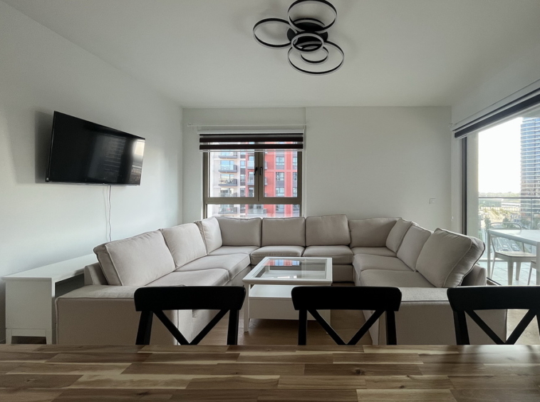 Četvorosoban stan, BW Queen's Park Residences - dnevna soba, trpezarija, kuhinja | 3-Br apartment, BW Queen's Park Residences - living room, dining room, kitchen