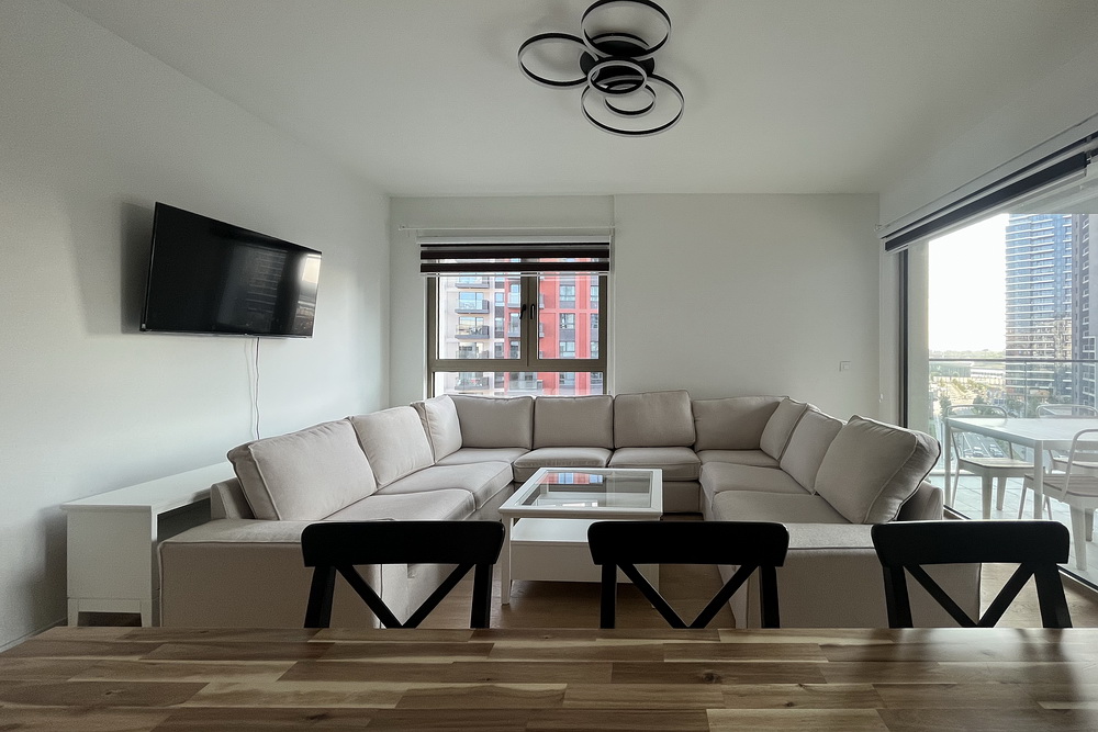 Četvorosoban stan, BW Queen's Park Residences - dnevna soba, trpezarija, kuhinja | 3-Br apartment, BW Queen's Park Residences - living room, dining room, kitchen