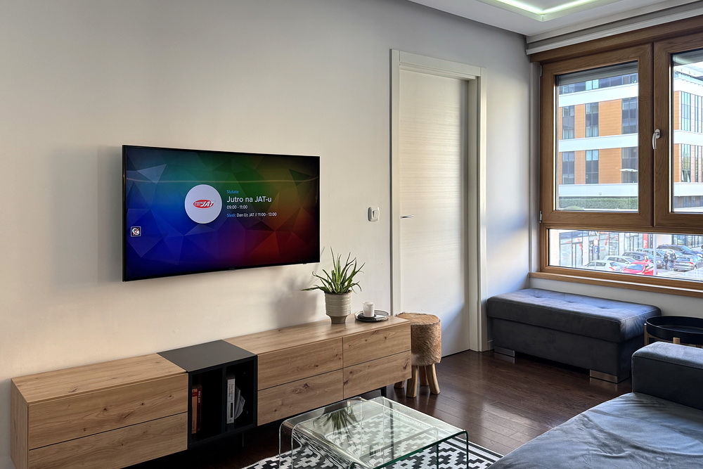 Trosoban stan, A Blok - dnevna soba, tpezarija, kuhinja | 2-Br apartment, A Blok - living room, dining room, kitchen