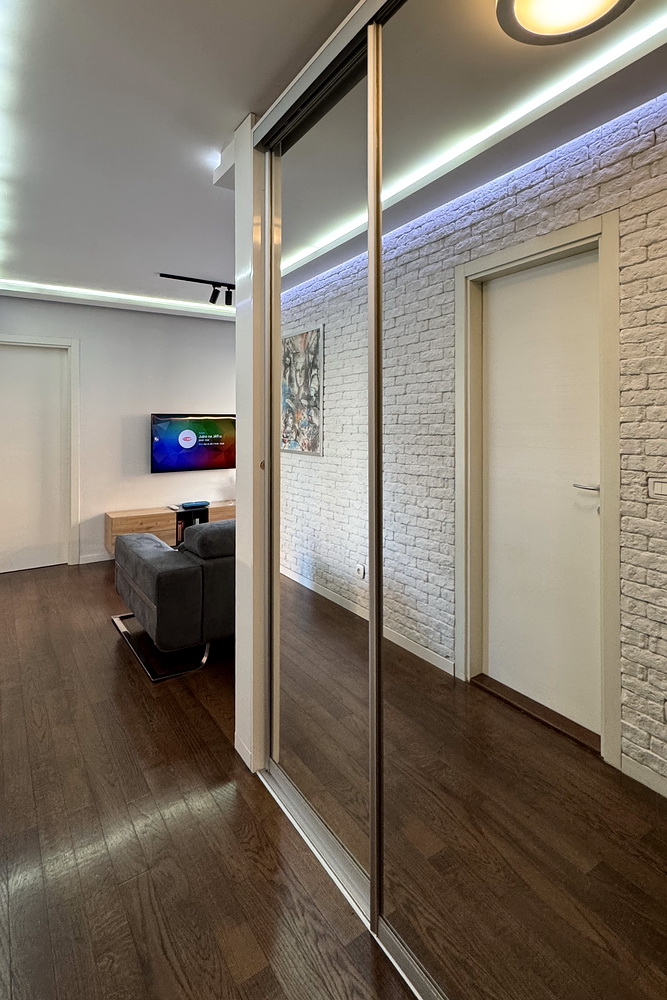 Trosoban stan, A Blok - dnevna soba, hodnik | 2-Br apartment, A Blok - living room, corridor