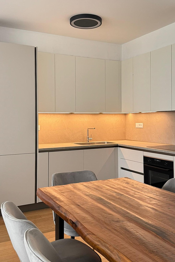 Trosoban stan, Landmark Residence - trpezarija, kuhinja | 2-Br apartment, Landmark Residence - dining room, kitchen
