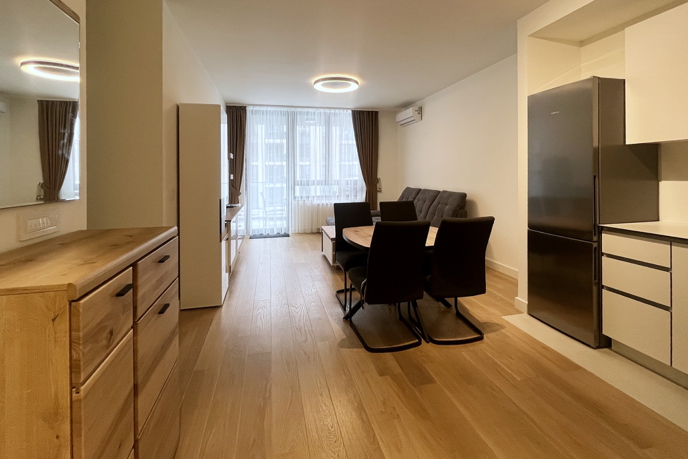 Trosoban stan, BW Eterna - dnevna soba, trpezarija, kuhinja | 2-Br apartment, BW Eterna - living room, dining room, kitchen