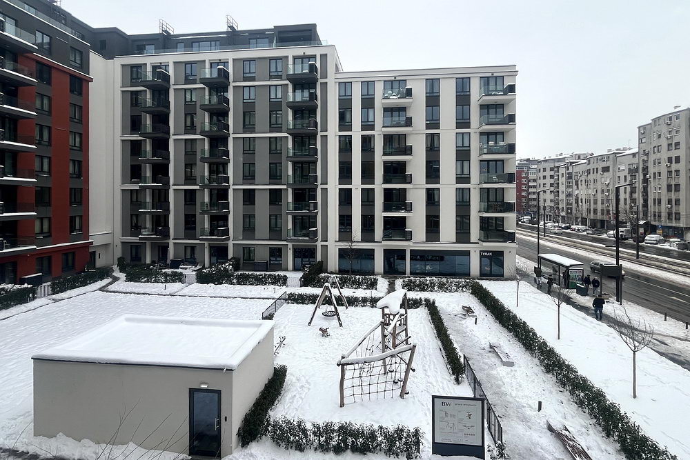 Trosoban stan, BW Eterna - pogled s terase | 2-Br apartment, BW Eterna - view from the terrace