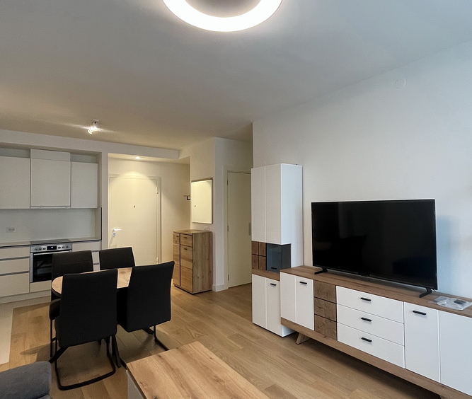 Trosoban stan, BW Eterna - dnevna soba, trpezarija, kuhinja | 2-Br apartment, BW Eterna - living room, dining room, kitchen